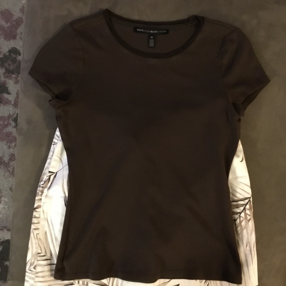 WHBM BROWN TEE SHIRT